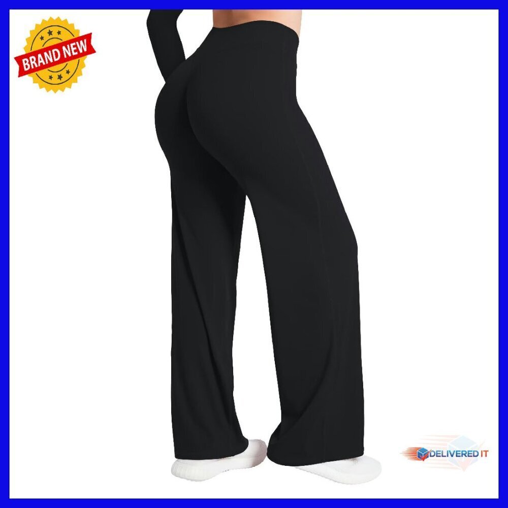 High Waist Tummy Control Yoga Pants Straight Leg Workout Gym